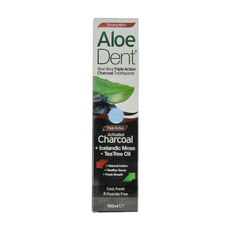 Aloe Dent Tandpasta charcoal