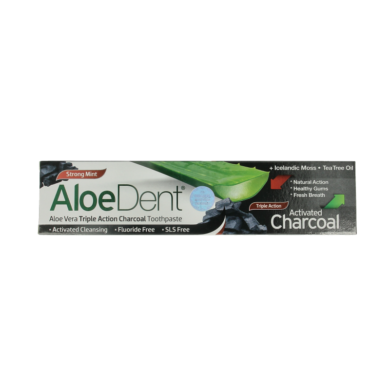 Aloe Dent Tandpasta charcoal - Afbeelding 4