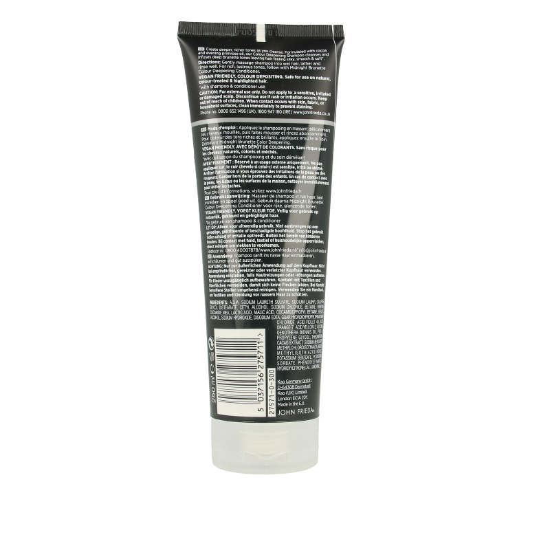 John Frieda Brilliant brunette midnight brunette shampoo - Afbeelding 2