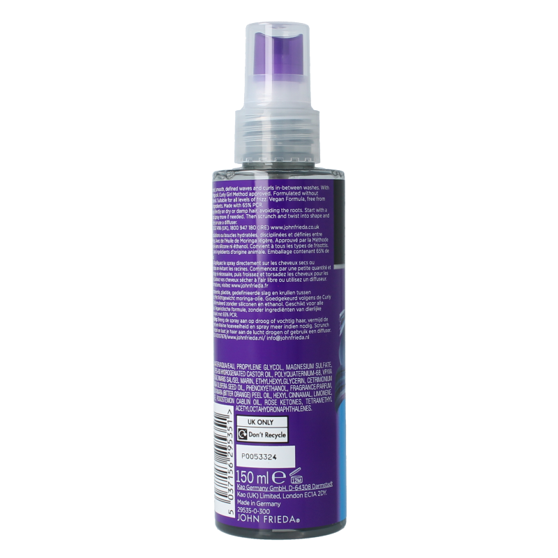 John Frieda Dream curls oil infused revitalising spray - Afbeelding 2