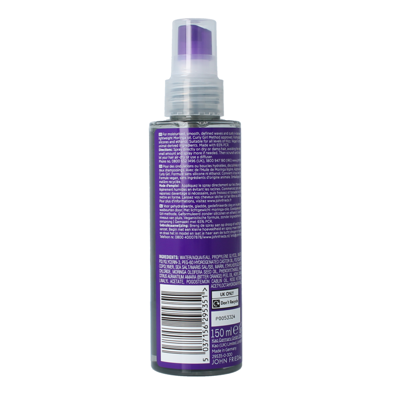 John Frieda Dream curls oil infused revitalising spray - Afbeelding 3