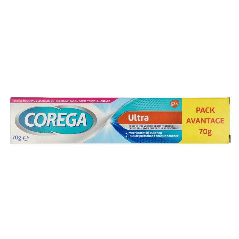 Corega Ultra kleefcreme voor de gebitsprothese - Afbeelding 3