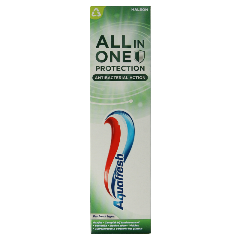 Aquafresh Tandpasta anti bacterial action
