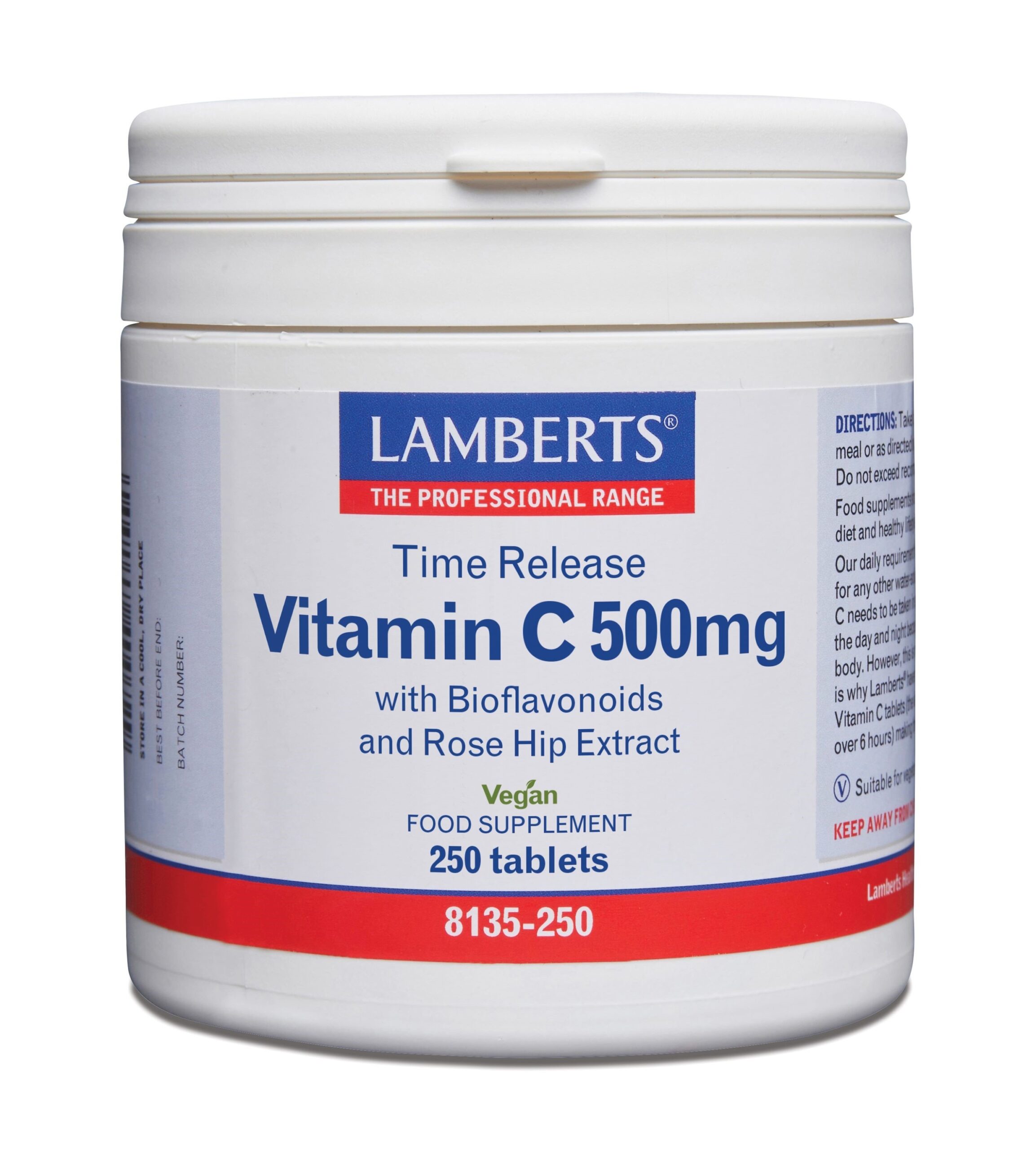 Lamberts Vitamine C 500 time released & bioflavonoiden