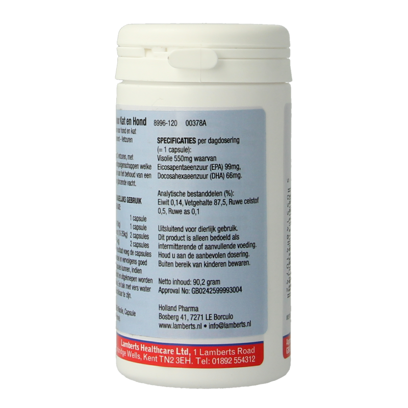 Lamberts Omega 3 voor dieren hond en kat - Afbeelding 2