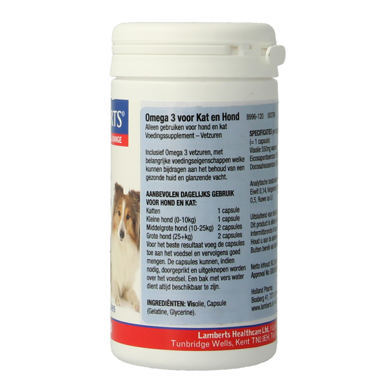 Lamberts Omega 3 voor dieren hond en kat - Afbeelding 3