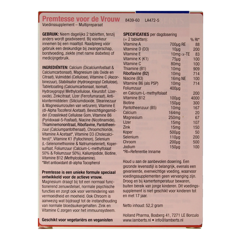 Lamberts Premtesse - Afbeelding 3