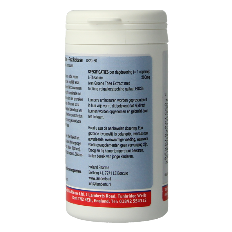 Lamberts L-Theanine 200mg - Afbeelding 2