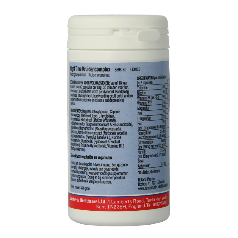 Lamberts Night time kruiden complex - Afbeelding 2