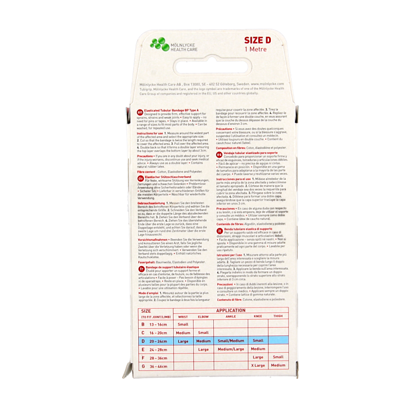 Tubigrip Elastisch buisverband D beige 1546 - Afbeelding 3