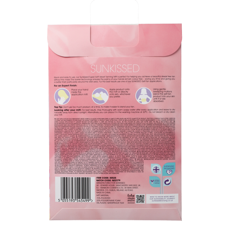 Sunkissed Super soft single sided tanning mitt - Afbeelding 2