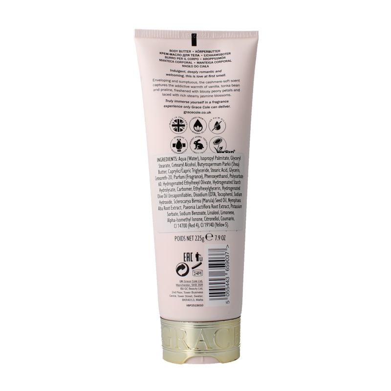 Grace Cole Vanilla blush & peony body butter - Afbeelding 2