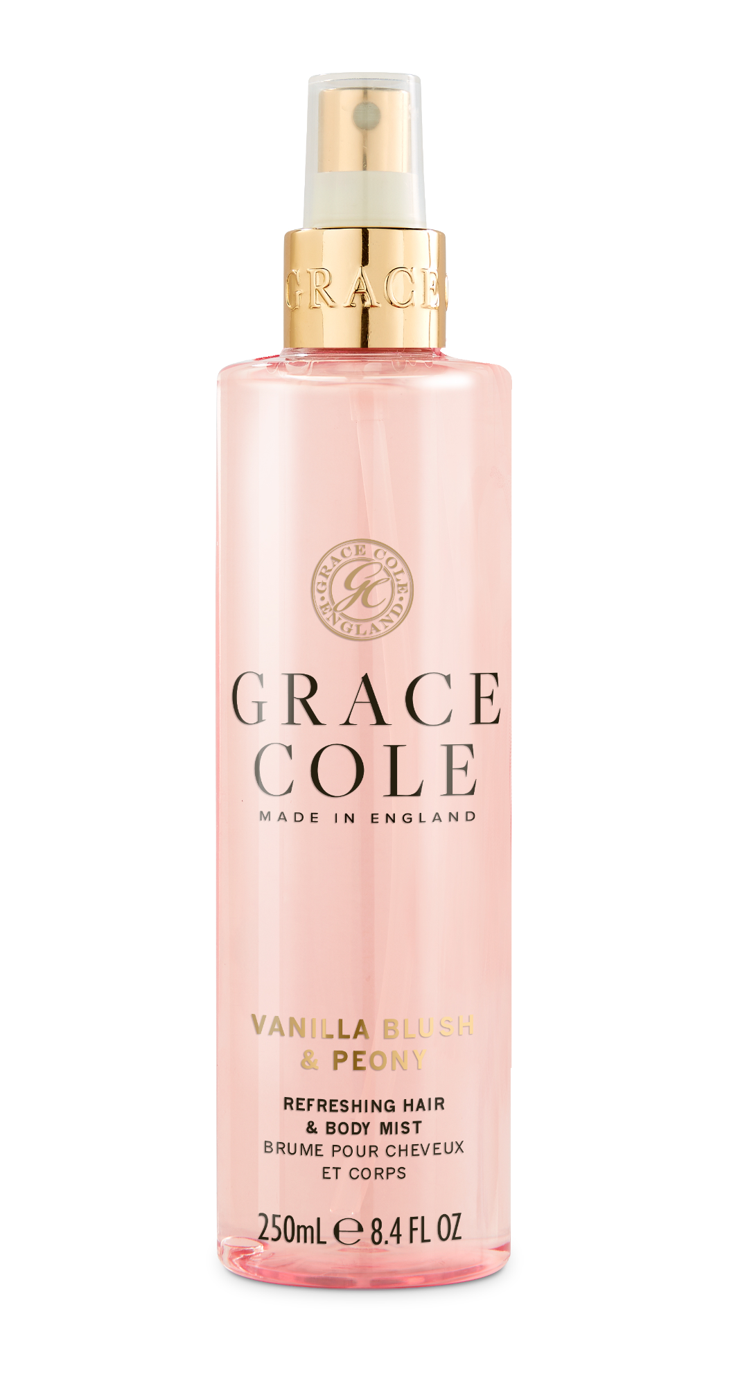 Grace Cole Vanilla blush & peony hair & body mist
