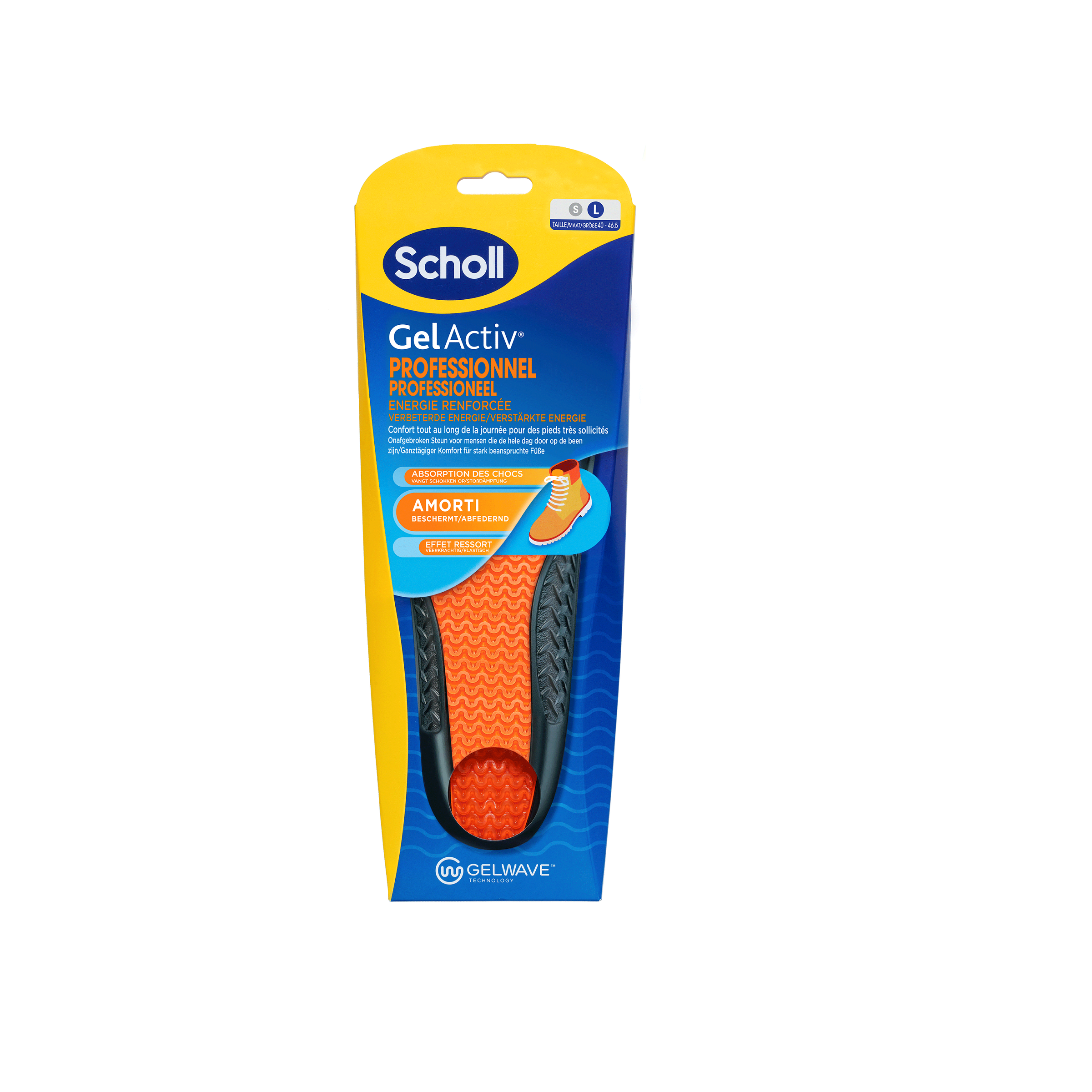 Scholl GelActive inlegzolen work & boot large 40 - 46.5