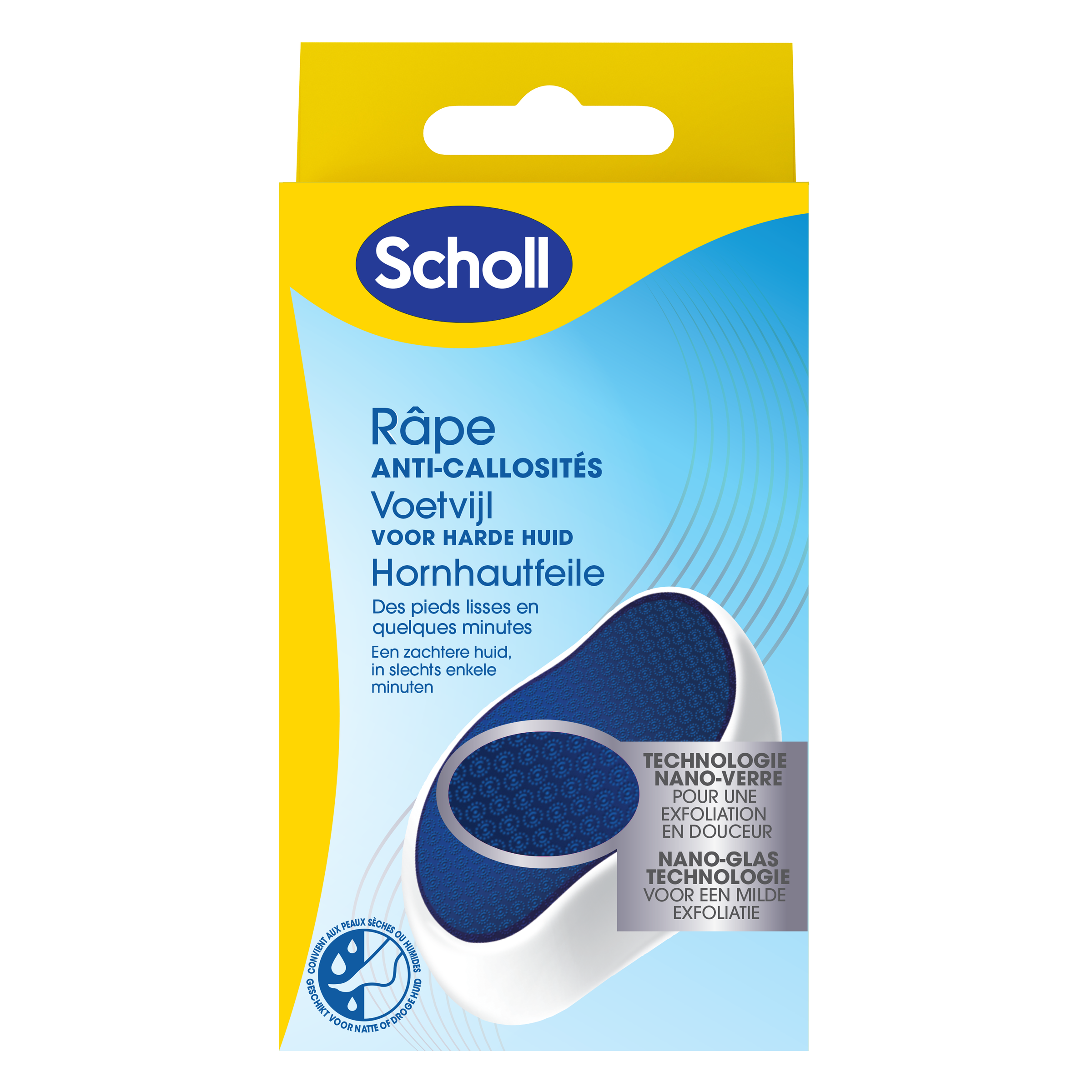 Scholl Voetvijl nano glas