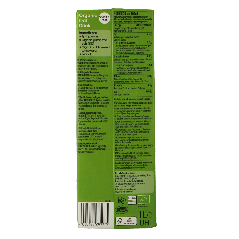 Rude Health Haverdrank bio - Afbeelding 3