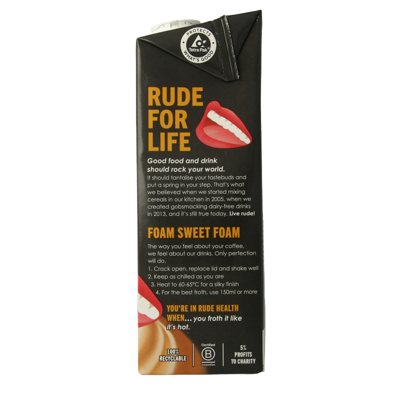 Rude Health Oat barista drink bio - Afbeelding 4