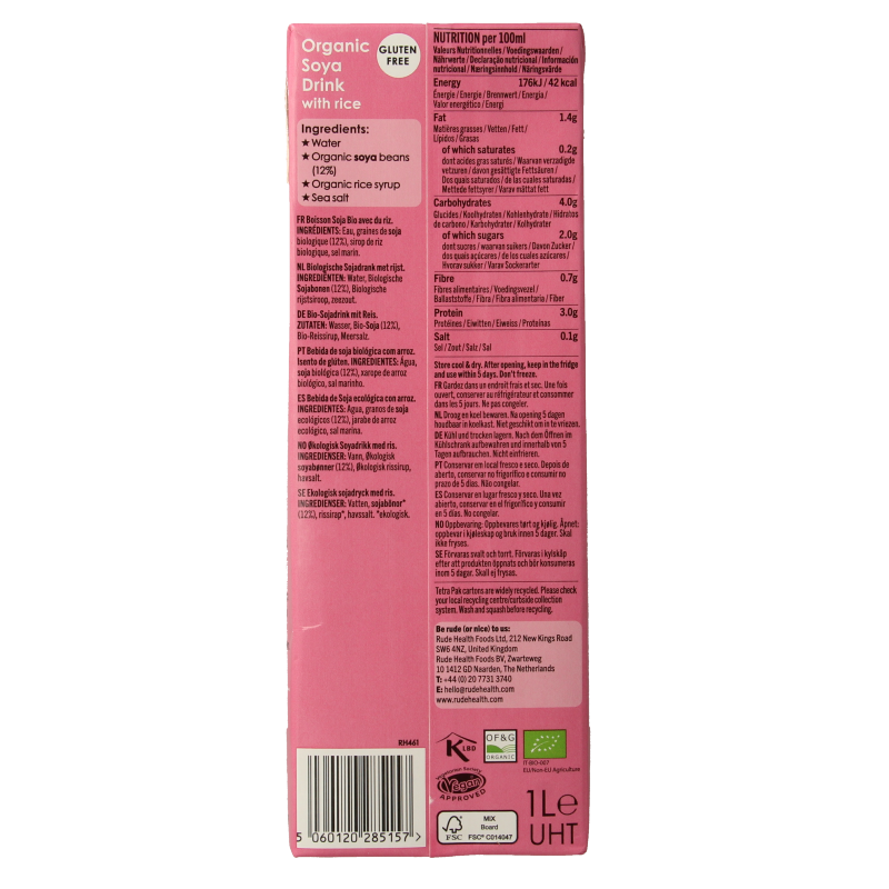 Rude Health Sojadrink bio - Afbeelding 3