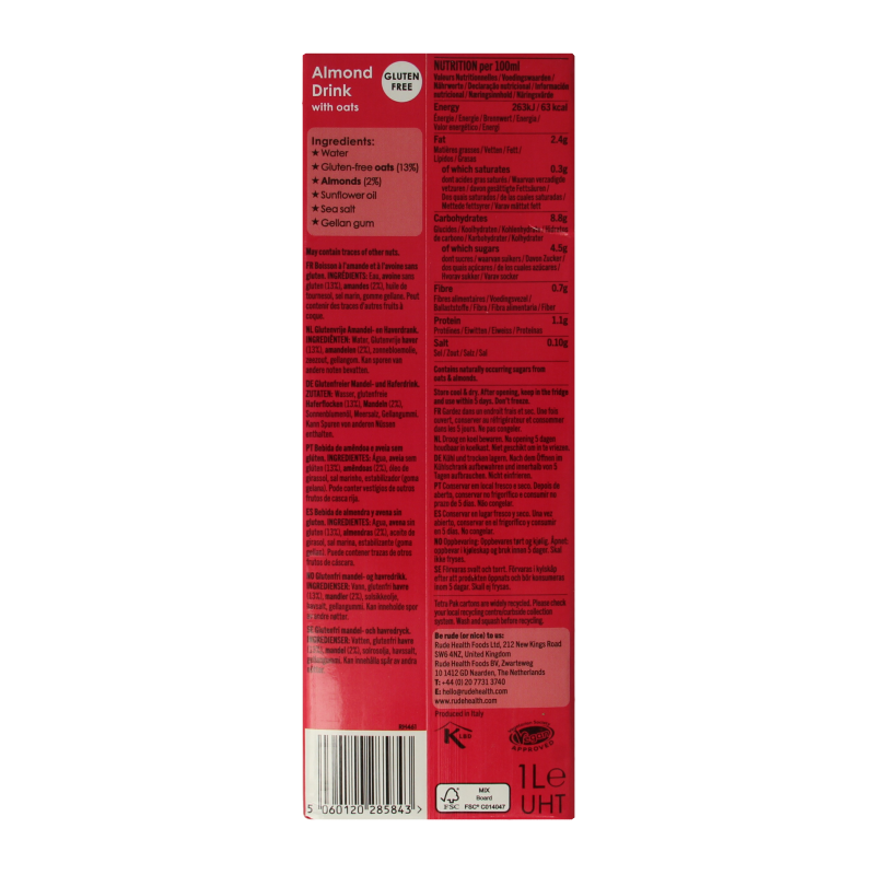 Rude Health Almond barista - Afbeelding 3