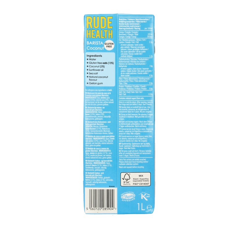 Rude Health Barista coconut - Afbeelding 3