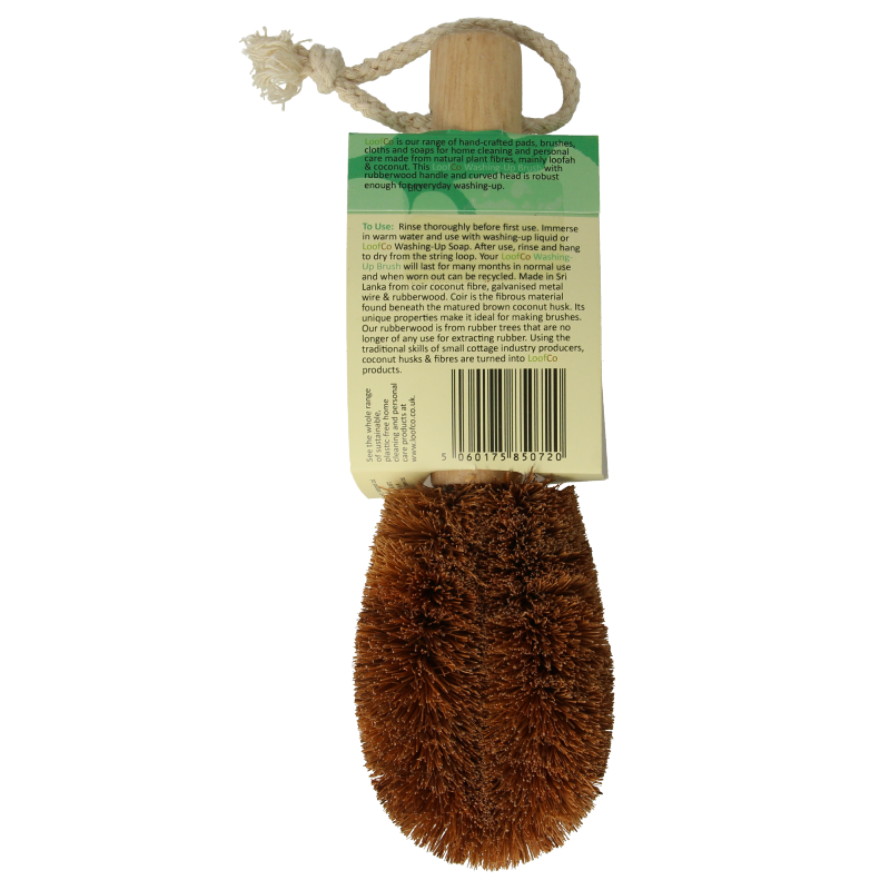 Loofco Afwasborstel handvat kokos bio - Afbeelding 2
