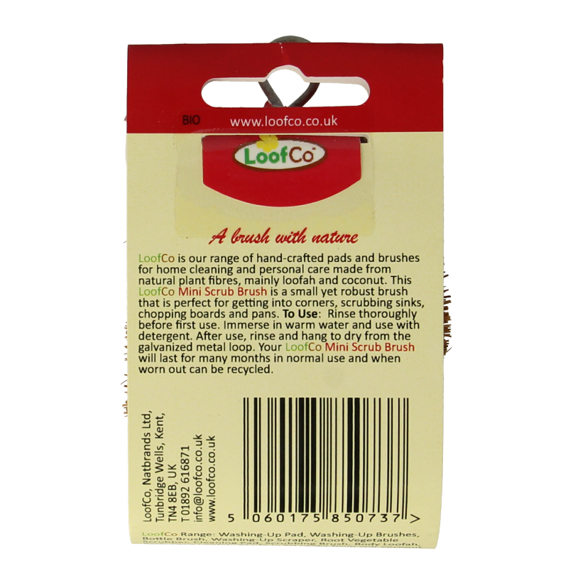 Loofco Mini afwasborstel kokos bio - Afbeelding 2