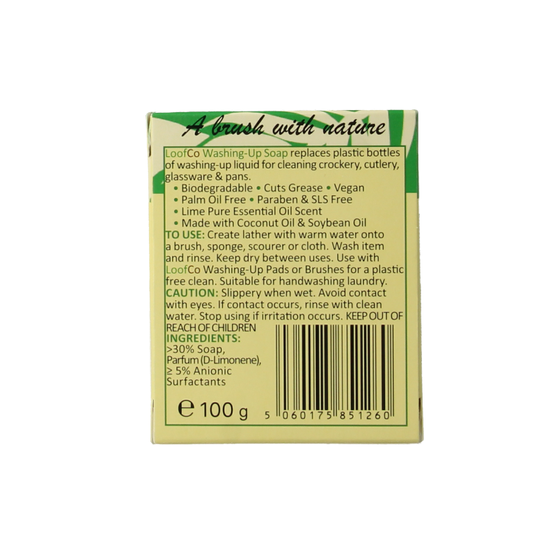 Loofco Afwaszeep palmolievrij limoen bio - Afbeelding 3