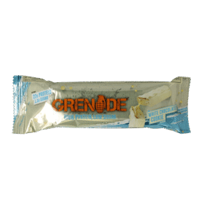 Grenade High protein bar white chocolate cookie