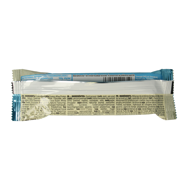 Grenade High protein bar white chocolate cookie - Afbeelding 4