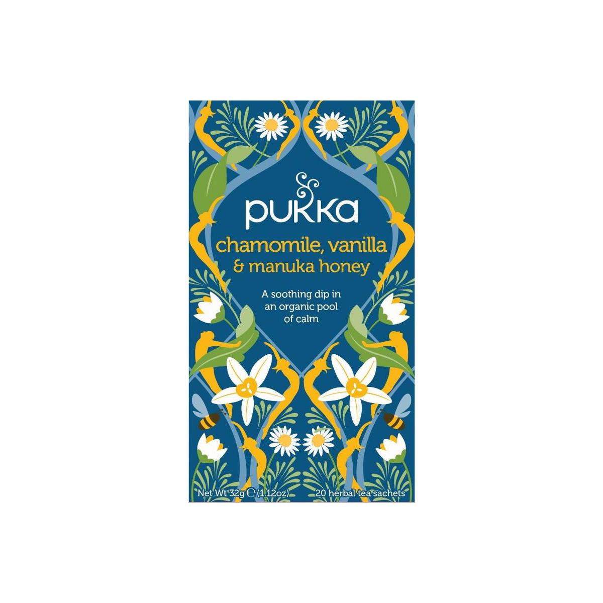 Pukka Chamomile vanille/manuka honing bio - Afbeelding 4