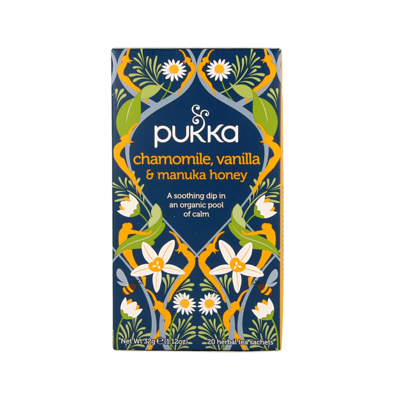 Pukka Chamomile vanille/manuka honing bio