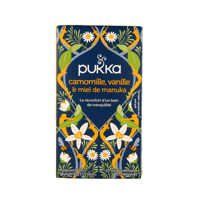 Pukka Chamomile vanille/manuka honing bio - Afbeelding 2