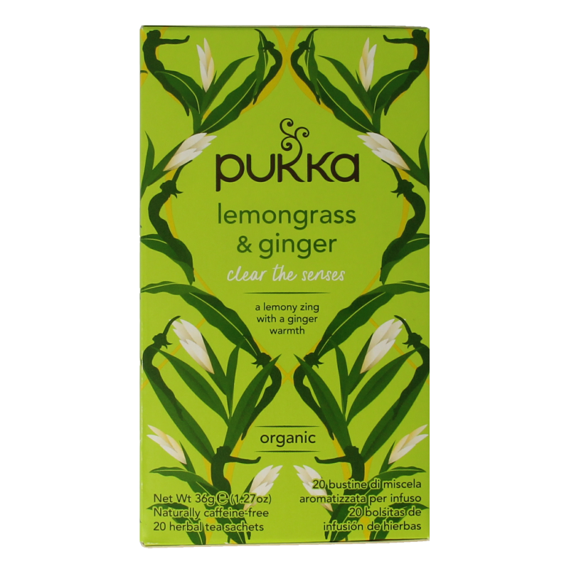 Pukka Lemongrass & ginger thee bio