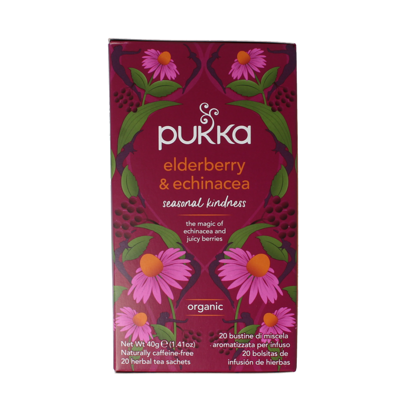 Pukka Elderberry & echinacea bio