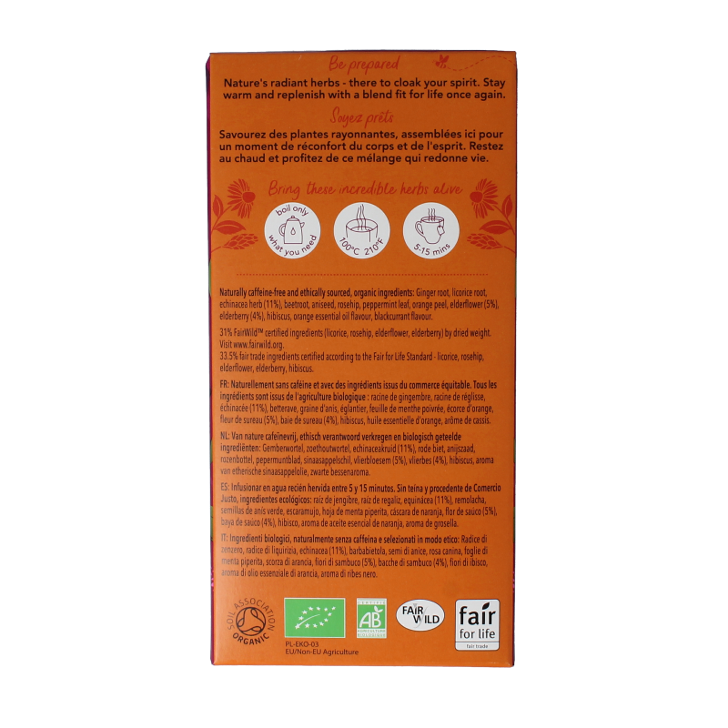 Pukka Elderberry & echinacea bio - Afbeelding 2