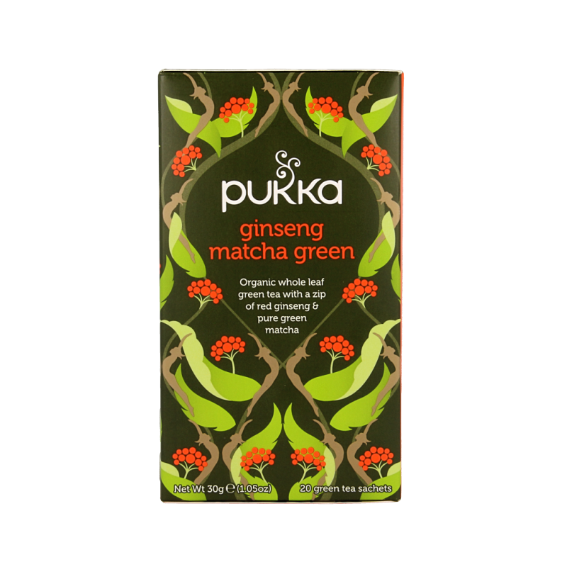Pukka Ginseng matcha green bio