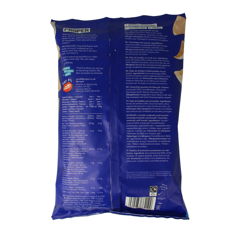 Proper Chips Chips sea salt glutenvrij - Afbeelding 2