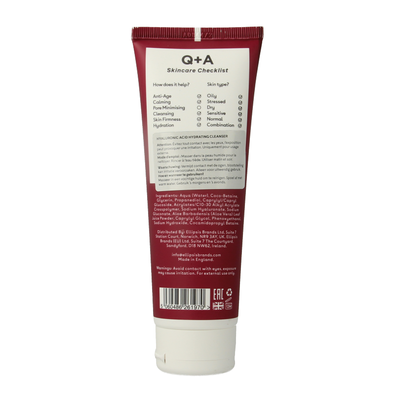 Q+A Hyaluronic acid cleansing gel - Afbeelding 2