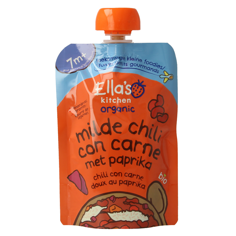 Ella's Kitchen Milde chili con carne met paprika 7+ maanden bio
