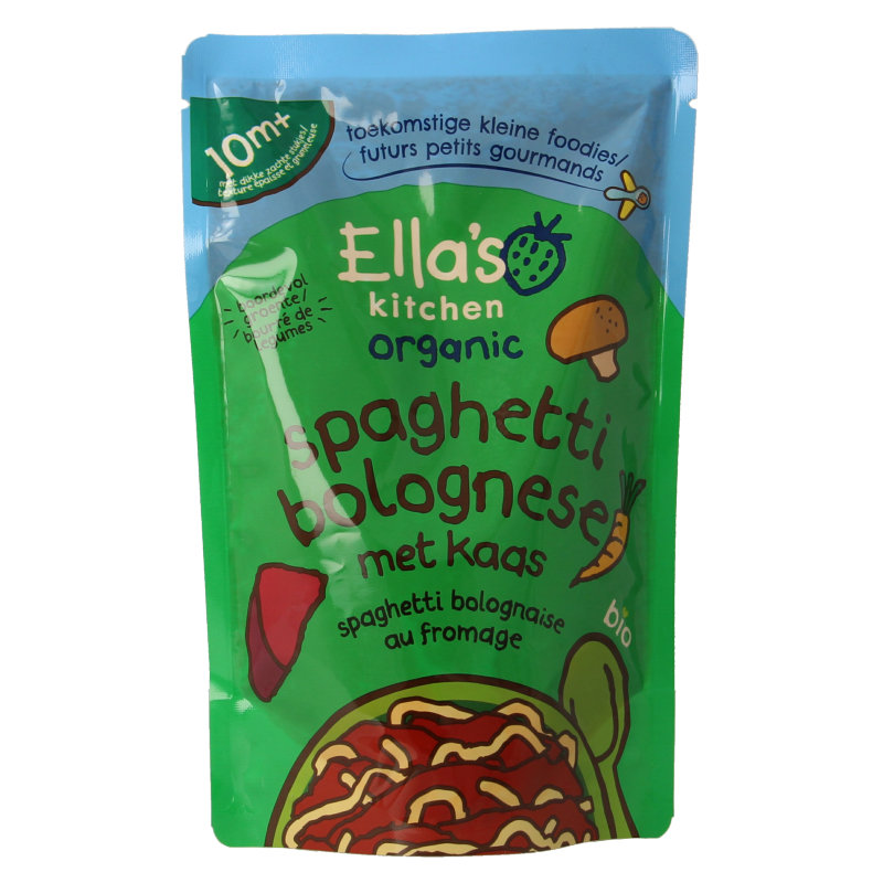 Ella's Kitchen Spaghetti bolognese met kaas 10+ maanden bio