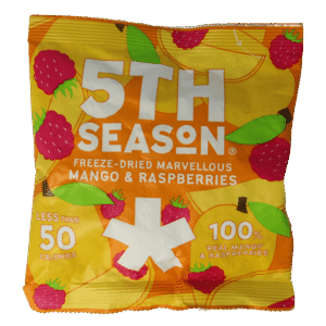 5th Season Freeze dried mango & raspberry