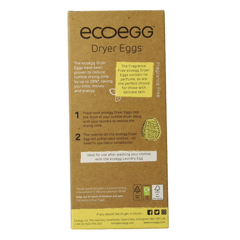 Eco Egg Dryer egg - geurvrij - Afbeelding 3