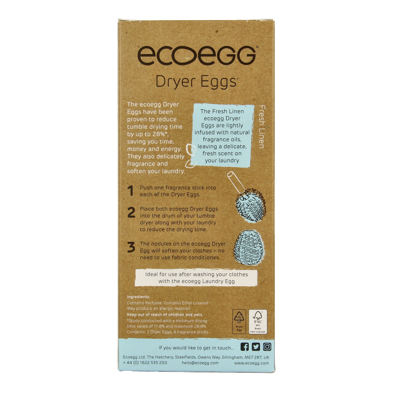 Eco Egg Dryer egg - fresh linen - Afbeelding 3
