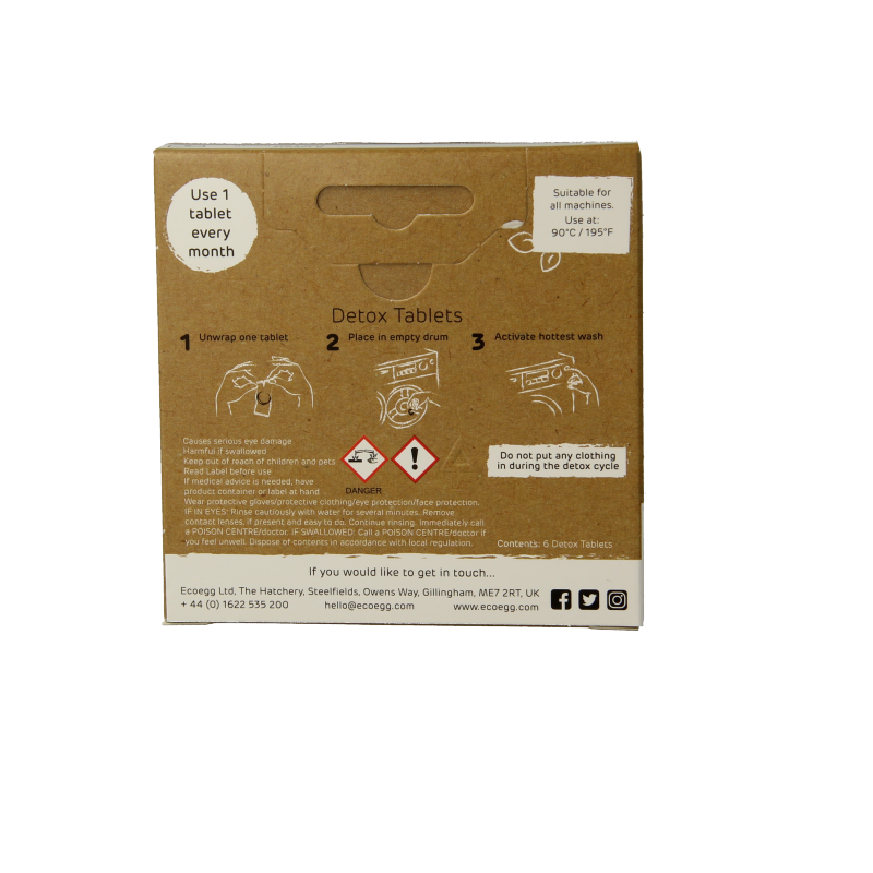 Eco Egg Wasmachine reinigingstabletten - Afbeelding 3