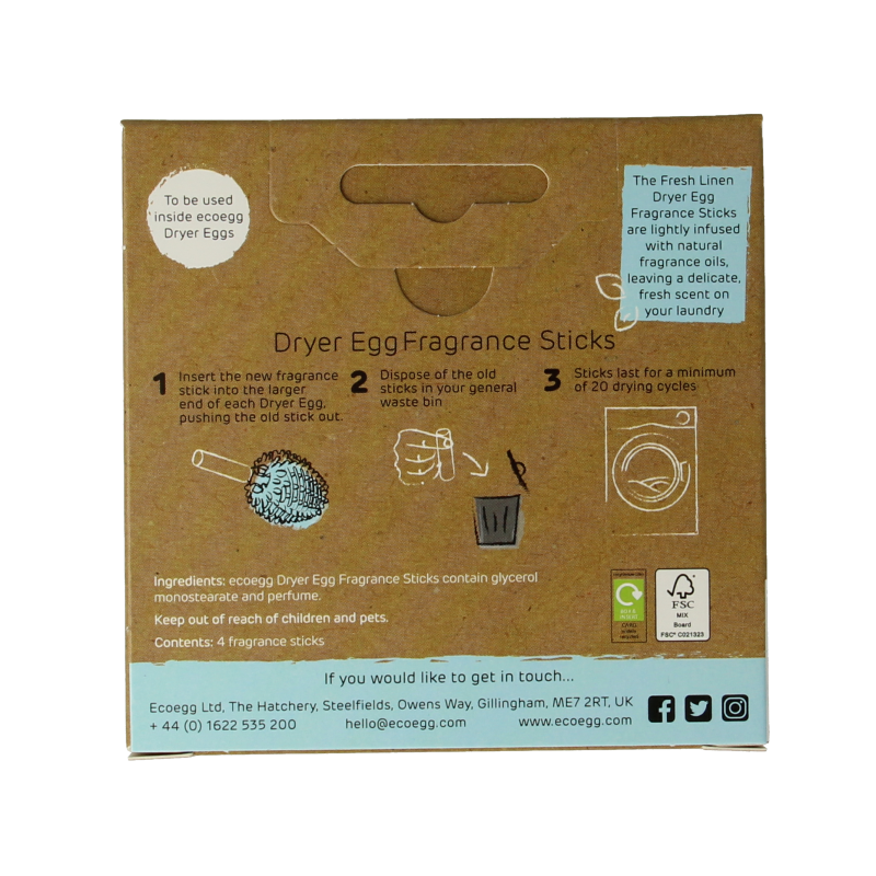 Eco Egg Eco dryer - fresh linen navulling - Afbeelding 3
