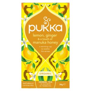 Pukka Lemon ginger touch of Manuka honey bio