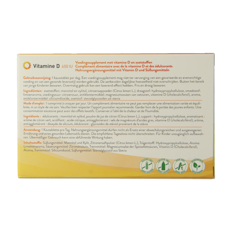 Metagenics Vitamine D 400IU - Afbeelding 4