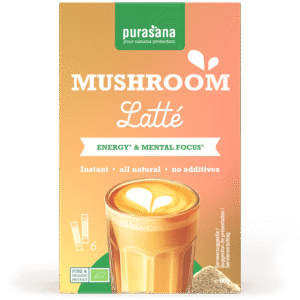 Purasana Instant mushroom latte 6x10g bio