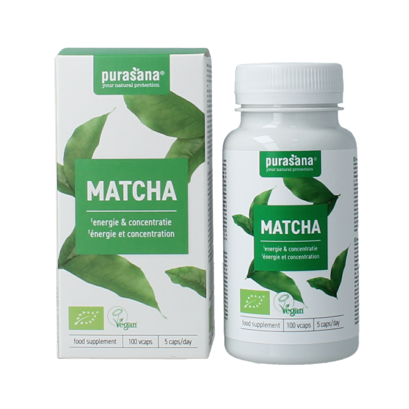 Purasana Matcha vegan bio - Afbeelding 2