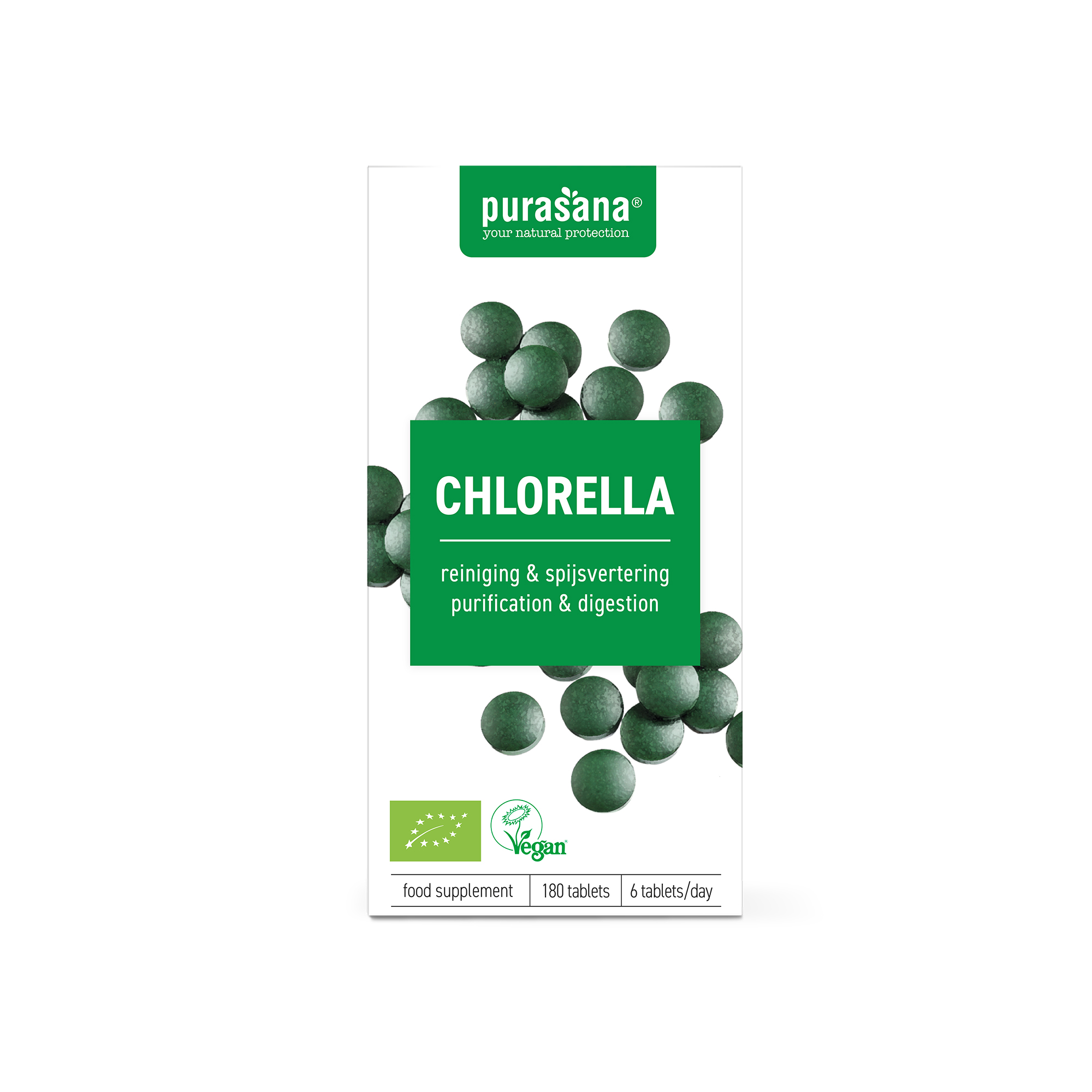 Purasana Chlorella vegan bio
